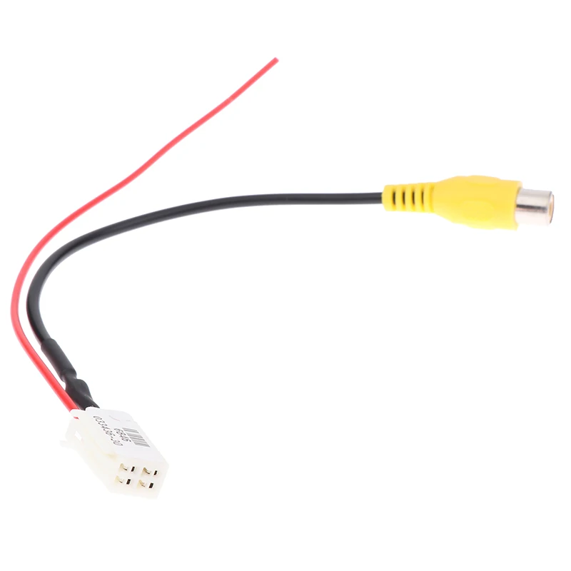 Innovative Practical 4 Pin Car Male Connector Radio Cable Adapter For Back Up Reverse Camera Input Plug
