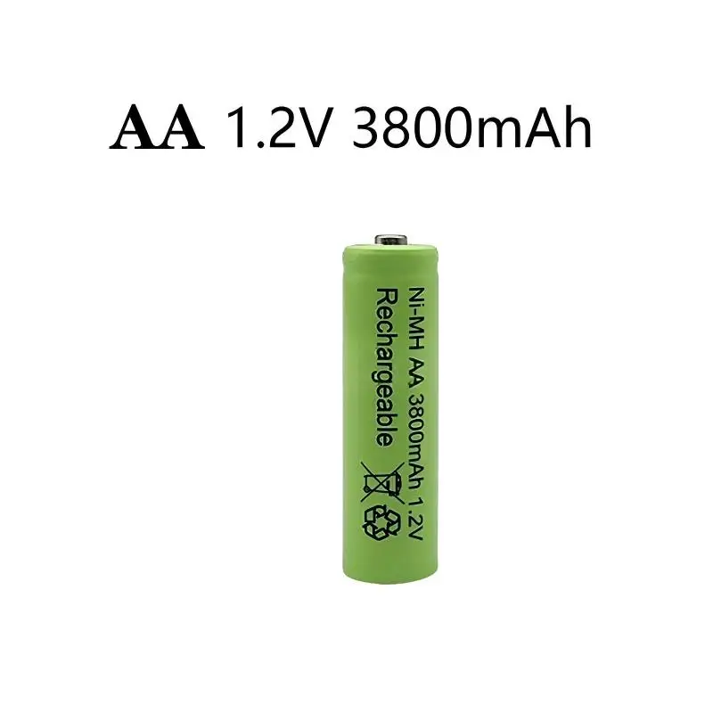 AA/AAA 3800mAh/3000mAh Nickel-metal Hydride Battery for Remote Control Electric Toothbrush Flashlight 1.2V Rechargeable Battery