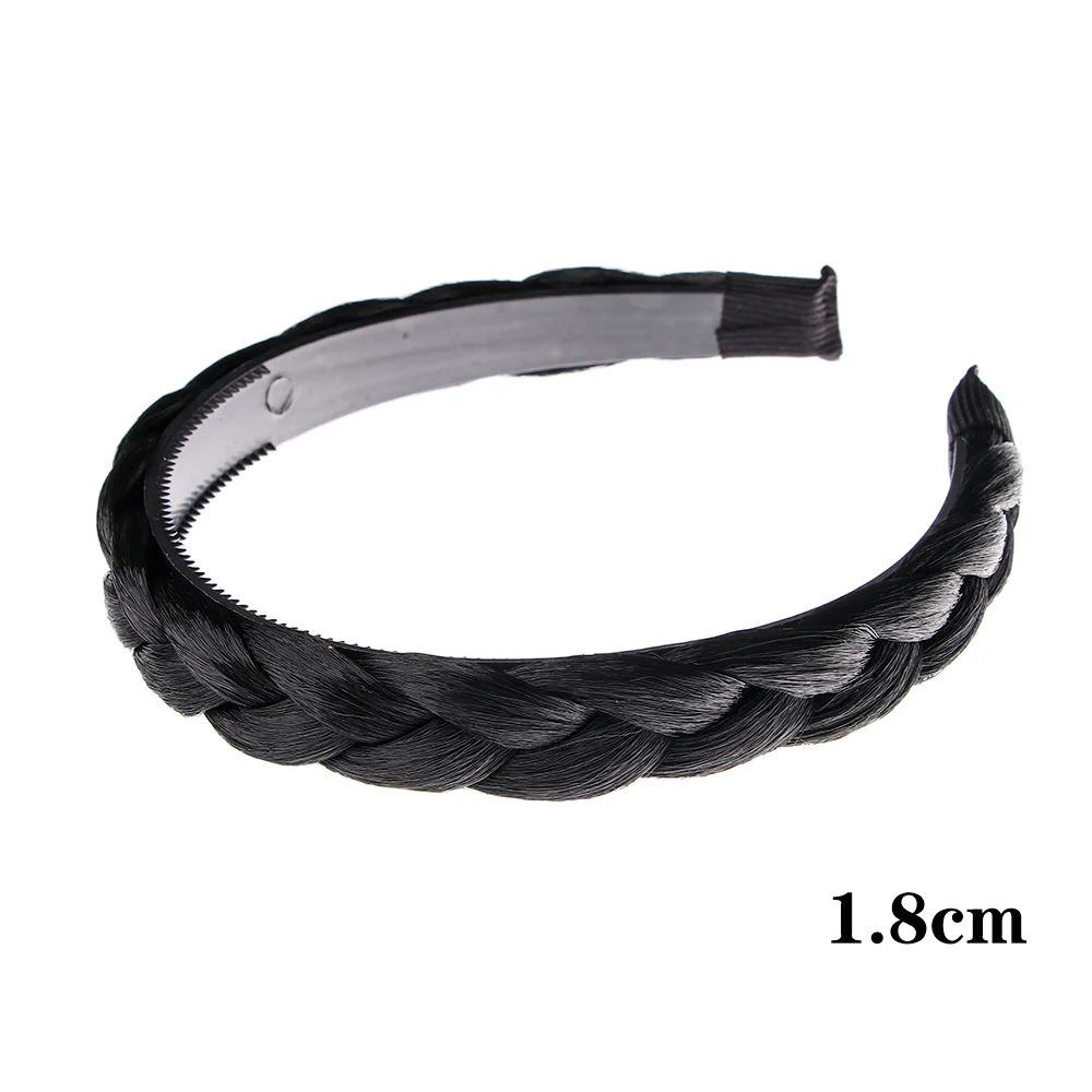 

Винтажные головные уборы для девочек, обруч на голову, женские эластичные ленты для волос, синтетический парик, плетеная повязка на голову, витая повязка на голову для парика