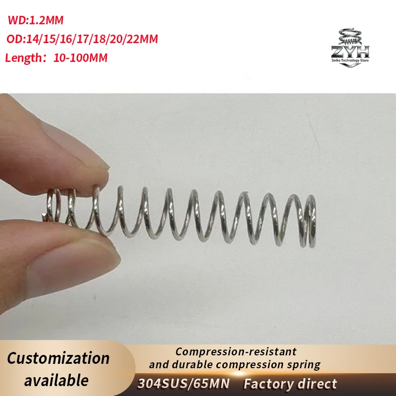 10Pcs 65Mn/304Sus H…