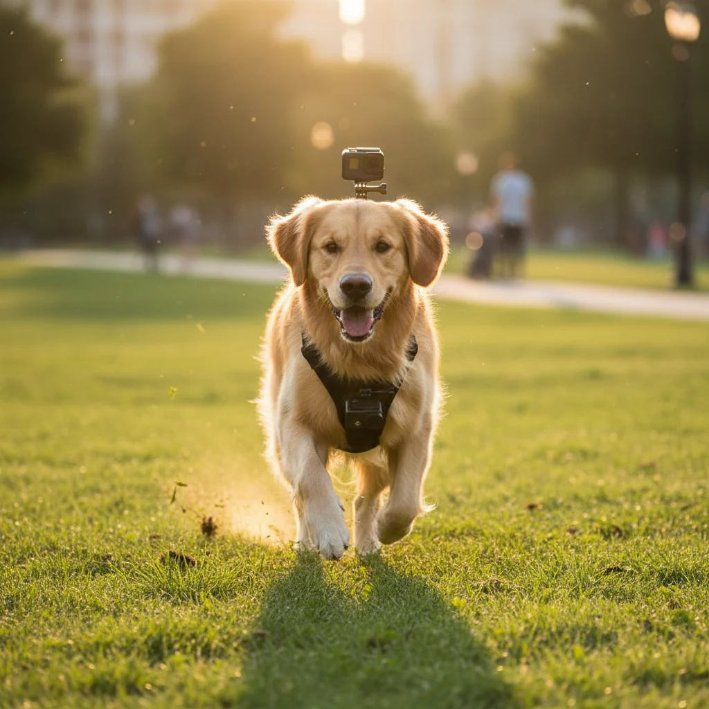 Dog Harness Mount For GoPro DJI Osmo Action Insta360 Action Camera Pet Vest Chest Back View Bracket Adjustable Sports Accessory