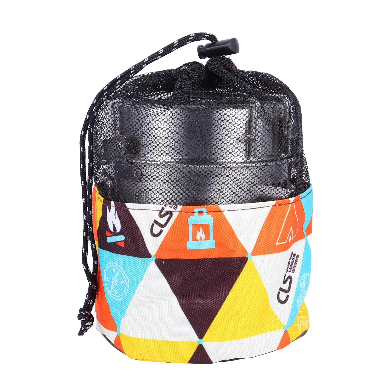 

1 set Stainless Steel Outdoor Pot Foldable Camping Cookware Lightweight Heat Resistant Picnic Mountaineering Easy Carry