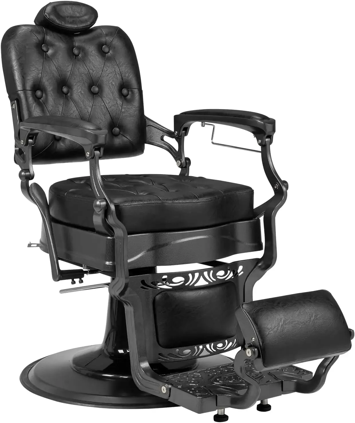 Supports up to 700lbs & 360° Rotatable, Professional Salon Beauty Spa Shampoo Equipment (Square Backrest)