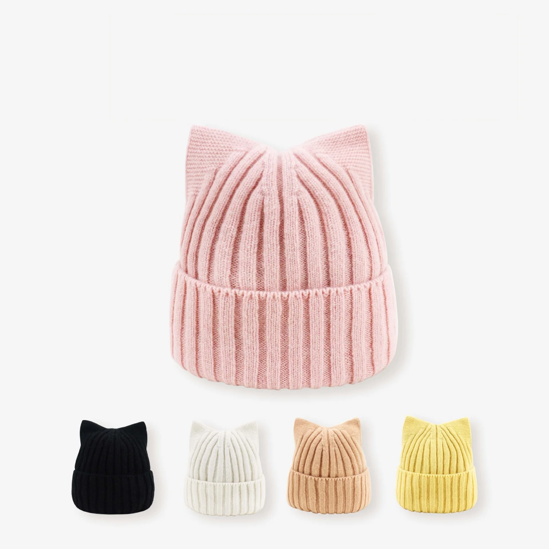 

Winter clothes knitted hat casual keep warm wool cap 2024