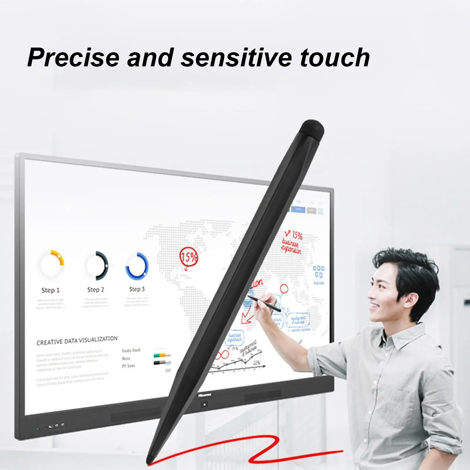 

Touchscreen Pen Precision High Sensitive Pencil Tool Precision Touch Screens Pen for Drawing Computer Offices Business Home
