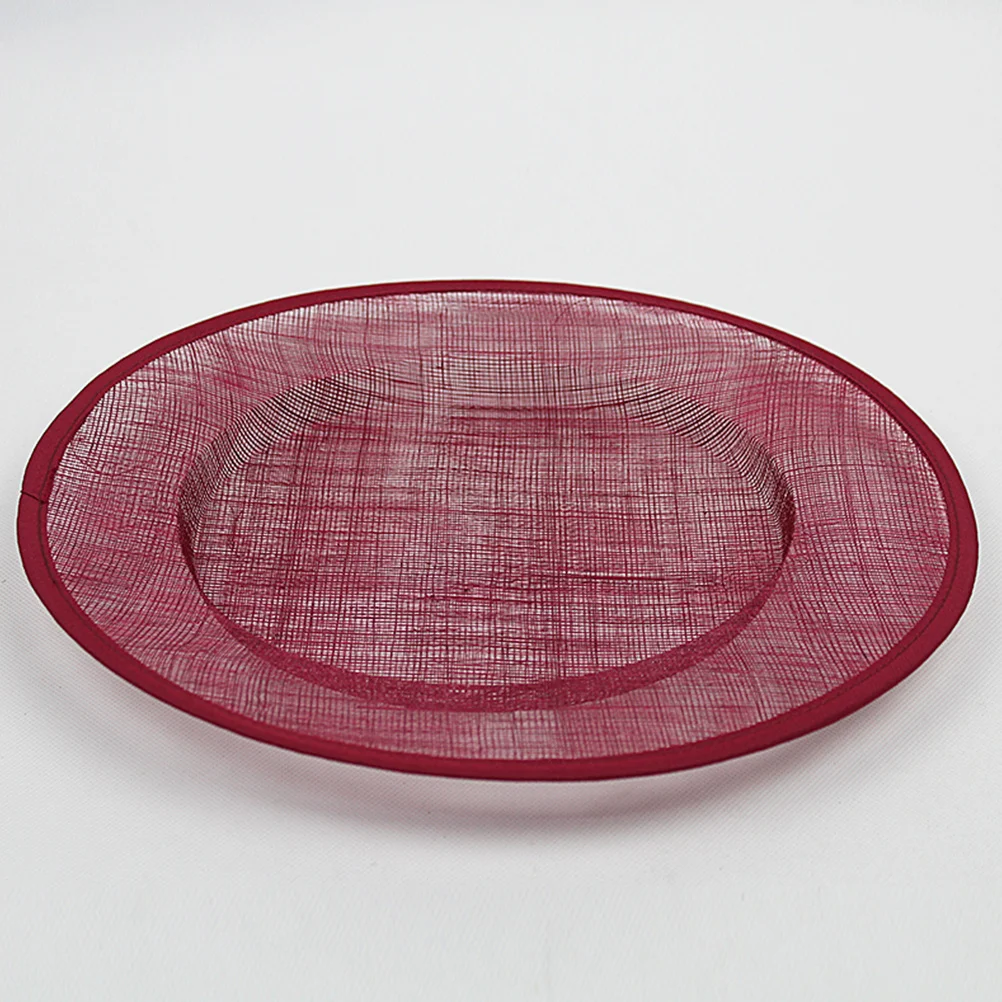 

Hat Bottom Sinamay Base DIY Fascinator Accessory Easy Wear Hair Decoration Craft Project Wommen Sinamay Base