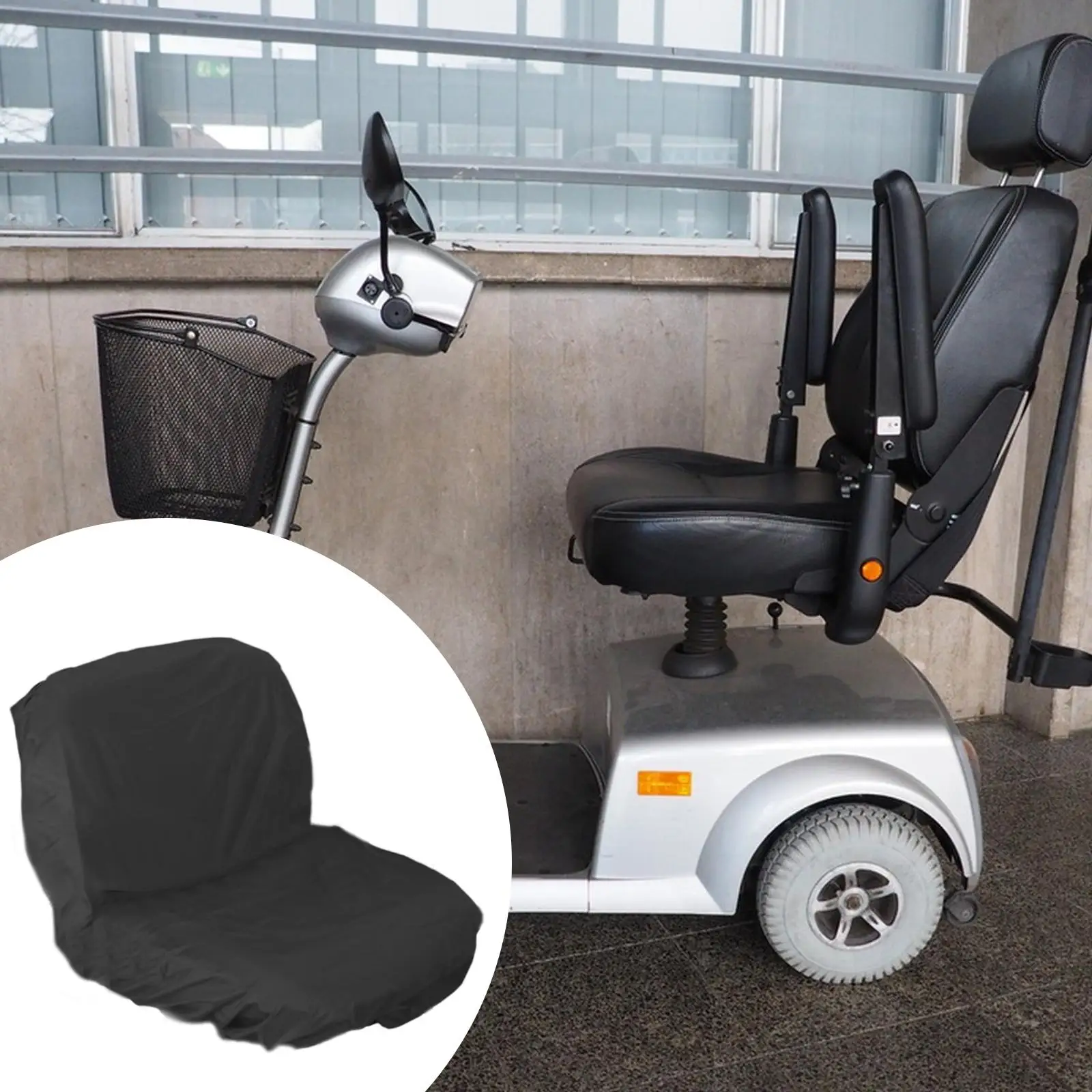 Waterproof Scooter Seat Cover Polyester Material Breathable Replacement Protector for Mobility Scooter