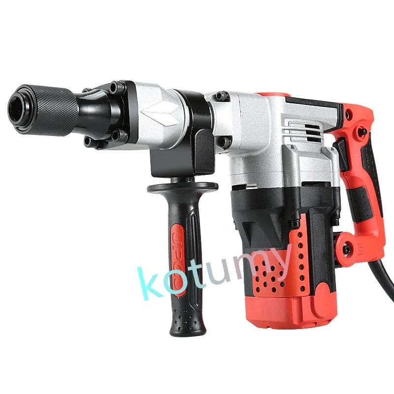 220V Heavy Duty Rotary Hammer Drill Industry Multifunction Impact Drill Electric Pick for Concrete Single-Use Hardware Tools