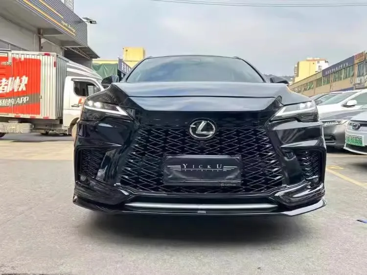 For Lexus RX500H 2021 2022 2023 High Quality Carbon Fiber Car Bumper Front Lip Rear Diffuser Side Skirt Spoiler Body Kit