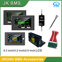 JIKONG BMS RS485 Module Adapter Board Switch Button BMS Screen SOC Monitor 4.3inch LCD 2inch Displayer JK Accessories