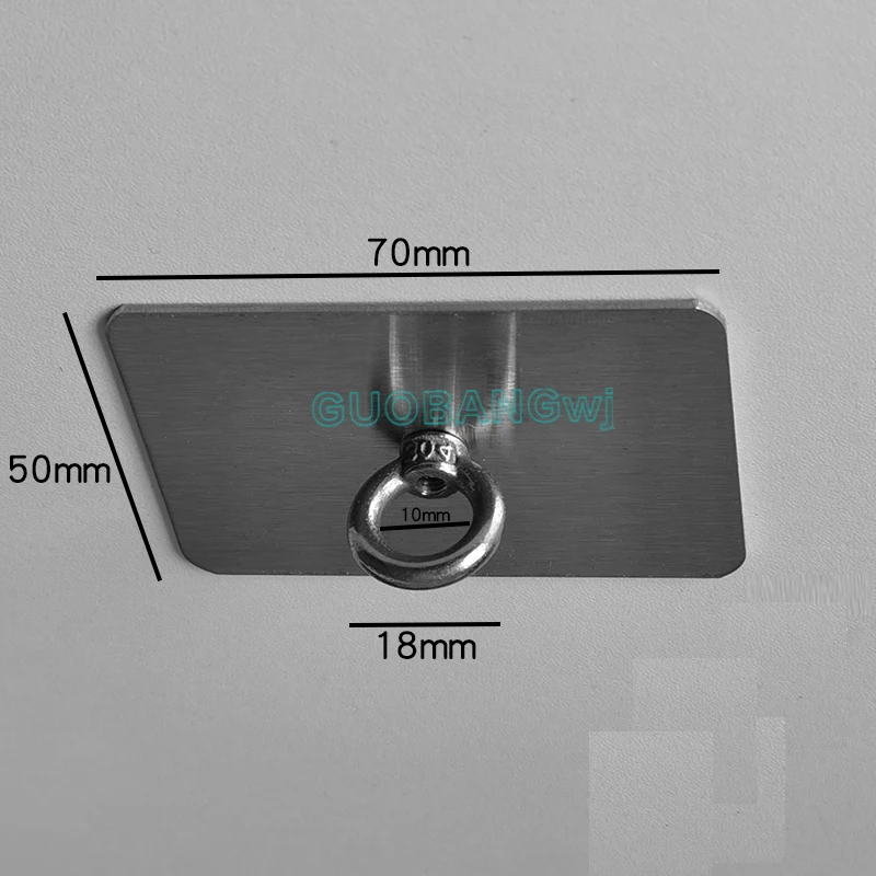 Damage-Free Hanging Hooks Barbed Design, No Drill Adhesive Hooks for White/Painted Walls, Heavy Duty Curtain Hooks for Home