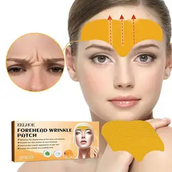 Patch gel anti-rides pour le front, masque raffermissant pour les yeux, lignes froissées, autocollants de soins de la peau du visage, collagène anti-âge, 10 pièces