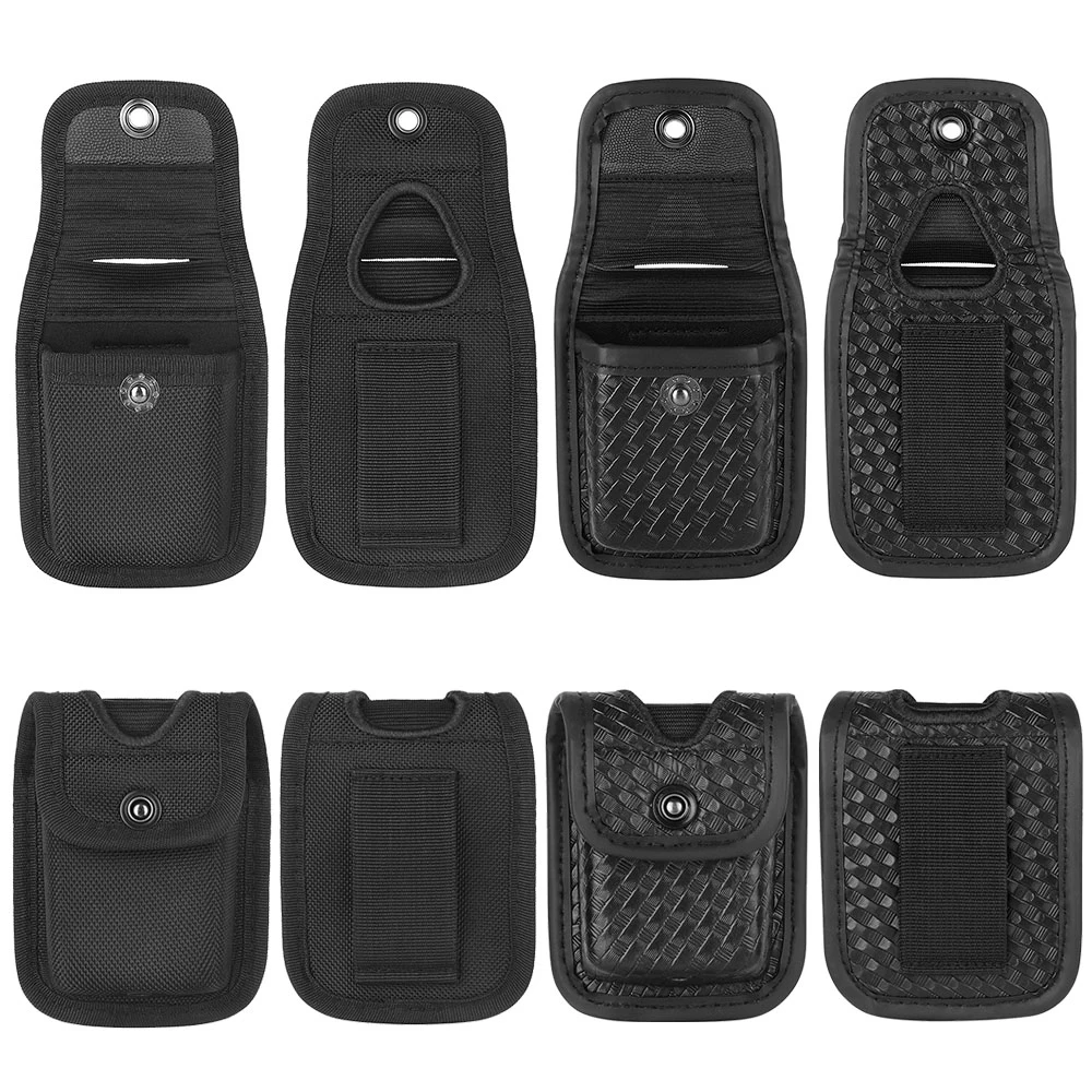 KRYDEX Tactical Glove Pouch Basketweave/Nylon Molded Pager/Latex Disposable Glove Pouch For Duty Belt Law enforcement EMT