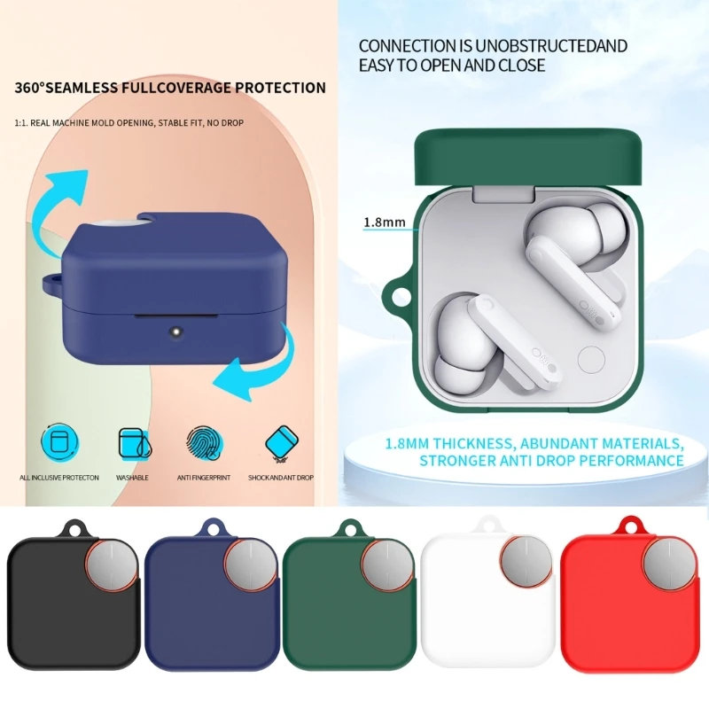 Ốp Lưng Silicon Bảo Vệ Chống Trầy Xước Cho CMF Nụ Nghe Chụp Nonscratch Bao Chống Bụi Nhà Ở Dropshipping