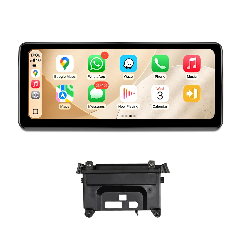 AINAVI Autoradio für Mercedes Benz GLA CLA GLC A C V Klasse NTG5.0/5.1, kabelloses Carplay, Android Auto, BT5.0, Autoradio, 2K 2400*900 IPS-Bildschirm, Multimedia-Stereoanlage.