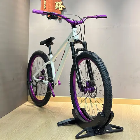 26인치 산악 자전거 기계식 서스펜션 프론트 포크 하드 테일 오일 디스크 브레이크 알루미늄 합금 프레임 9단 MTB 자전거