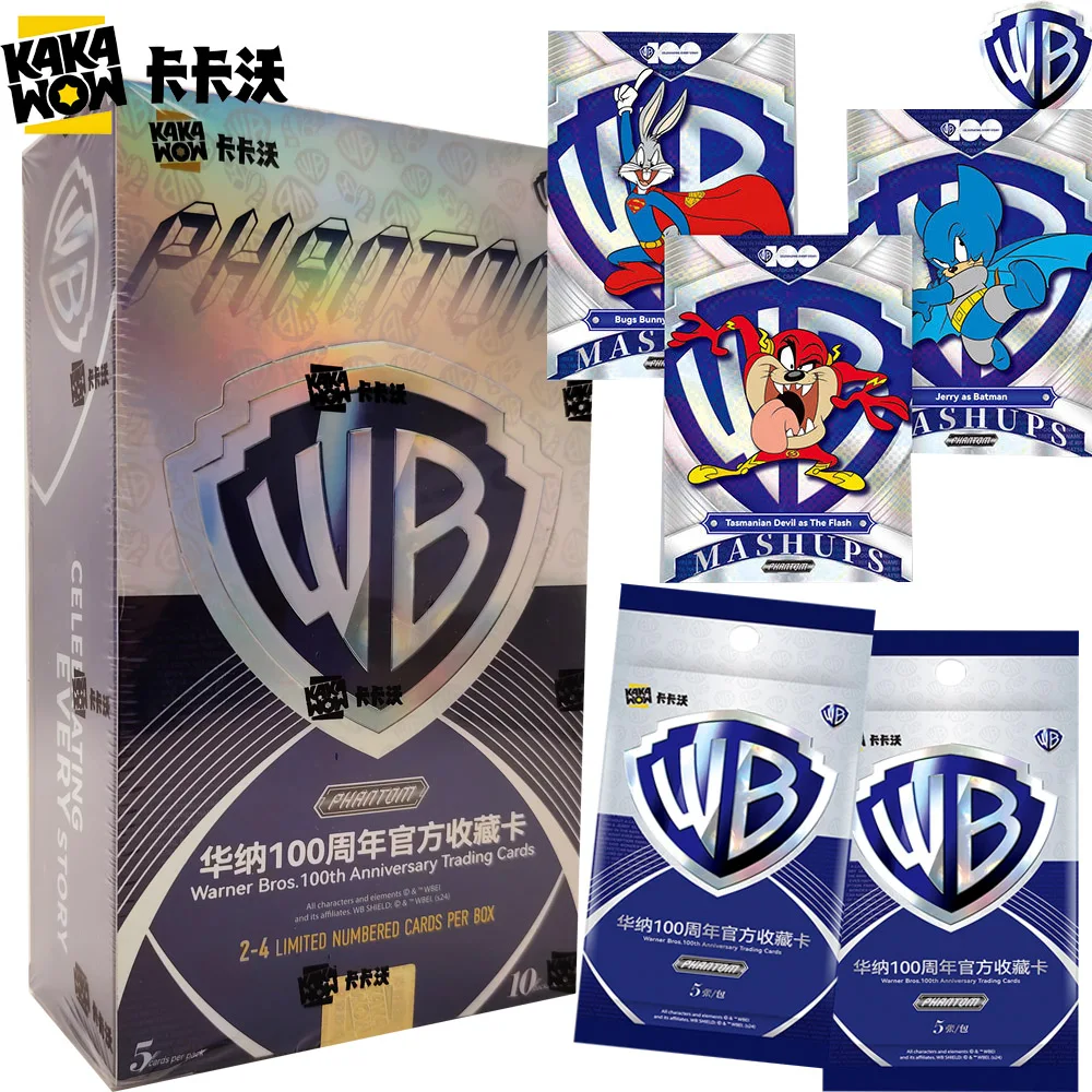 Genuine Kakawow Warner Bros. 100th Anniversary Collection Card High-definition Enchanting Characters Peripheral Stylish Cards