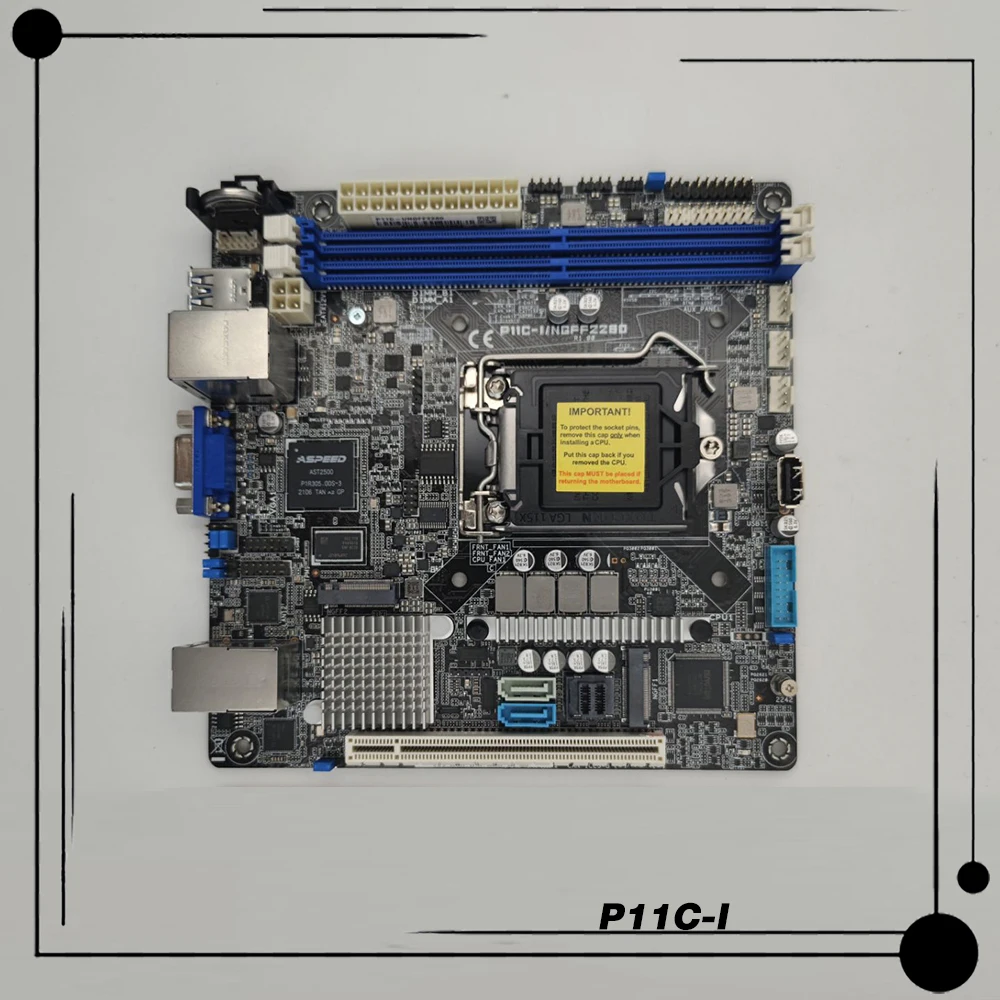 

Материнская плата рабочей станции для Asus P11C-I/NGFF2280 mini-ITX P11C-I