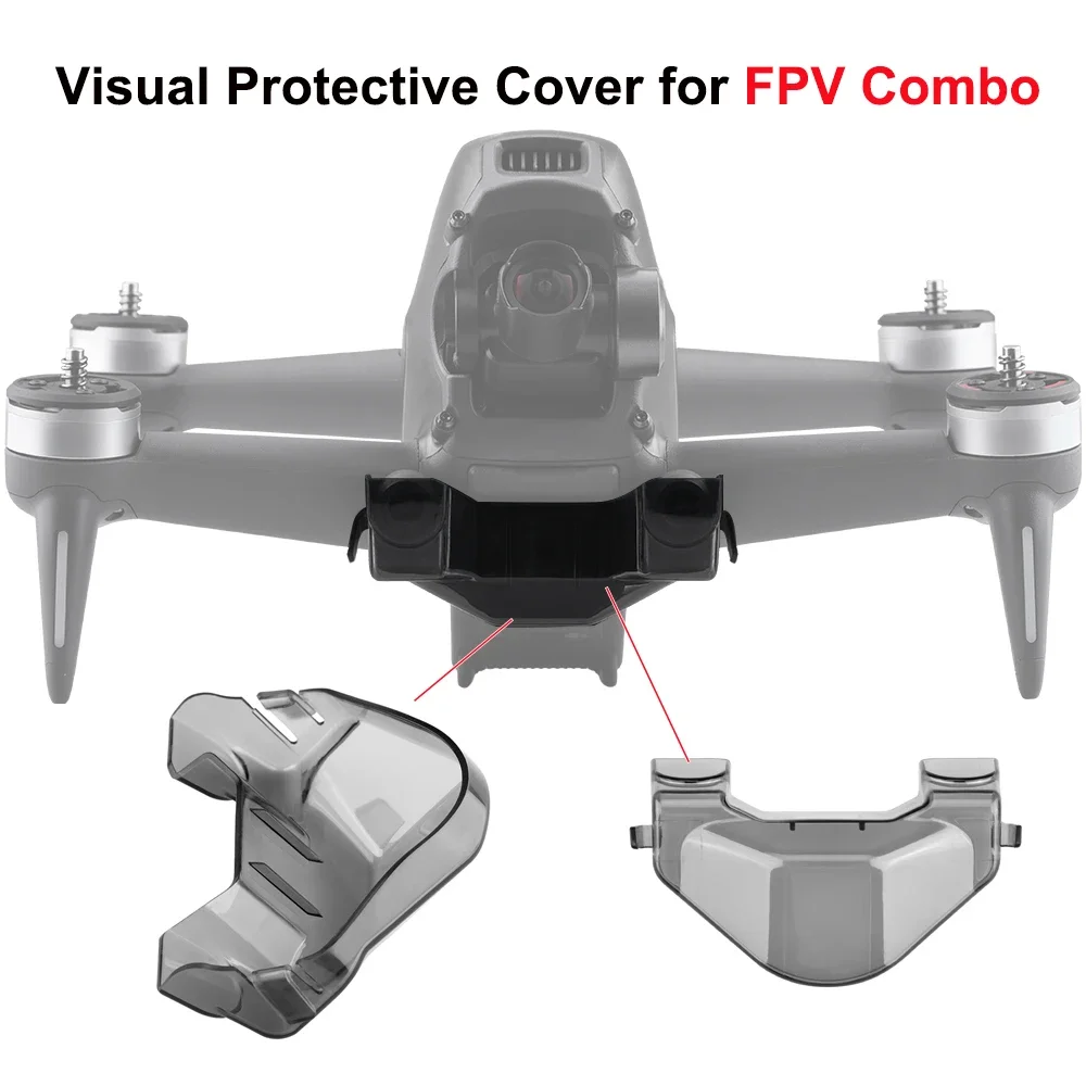 Visual Protective Cover for DJI FPV Combo Drone Lens Down-view Integrated Cover Obstacle Avoidance Sensor Dust Cap Accessory