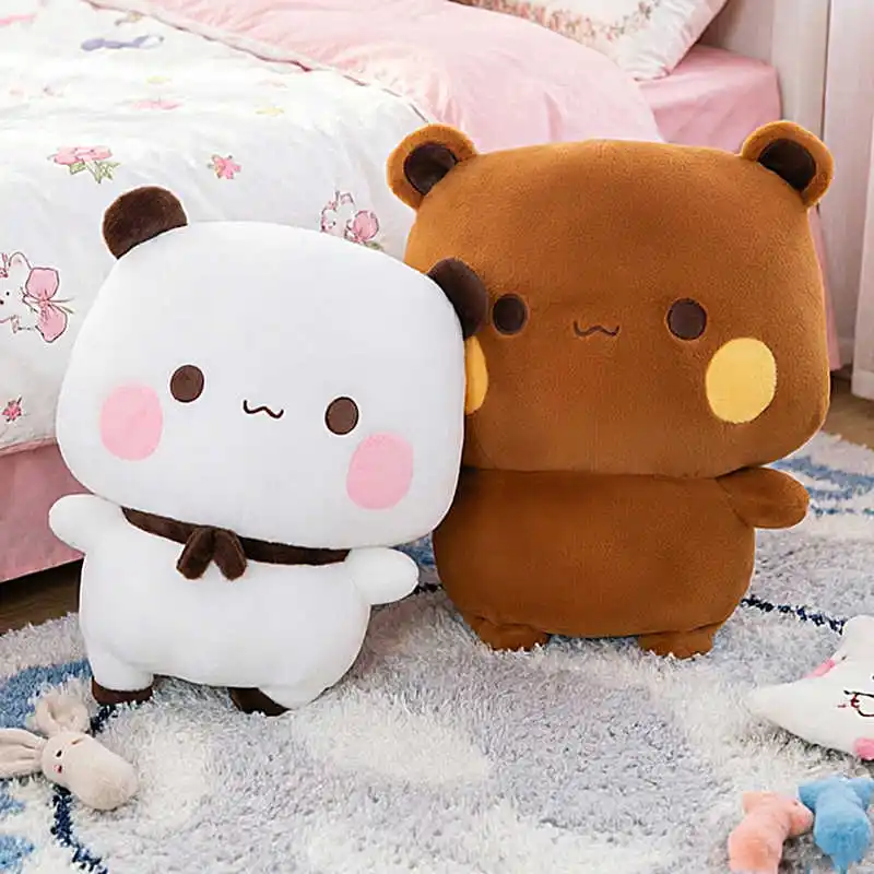 2026 Neues 35cm Panda Bubu und Yier Plüschtier, Offizielles Original Niedliches Panda Bubu und Dudu Anime Beliebtes Plüschtier Geburtstagsgeschenk – Detail 2