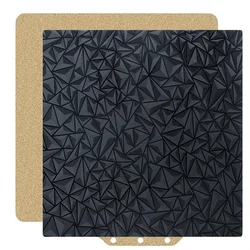 1Pc FLASHFORGE Adventurer 5M Ad5m Pro Textured Surface PEI and Smooth PEO Sheet Build Plate, Flexible Removable Heated Bed