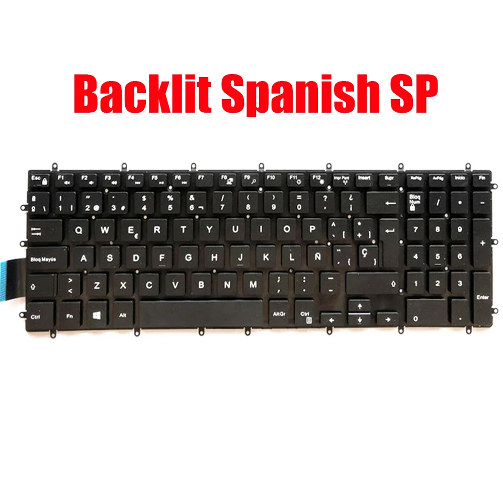 

Spanish SP Keyboard For DELL For Inspiron 5565 5567 5570 5575 5583 5770 5775 7566 7567 7577 5765 5767 7773 7778 7779 7786 New