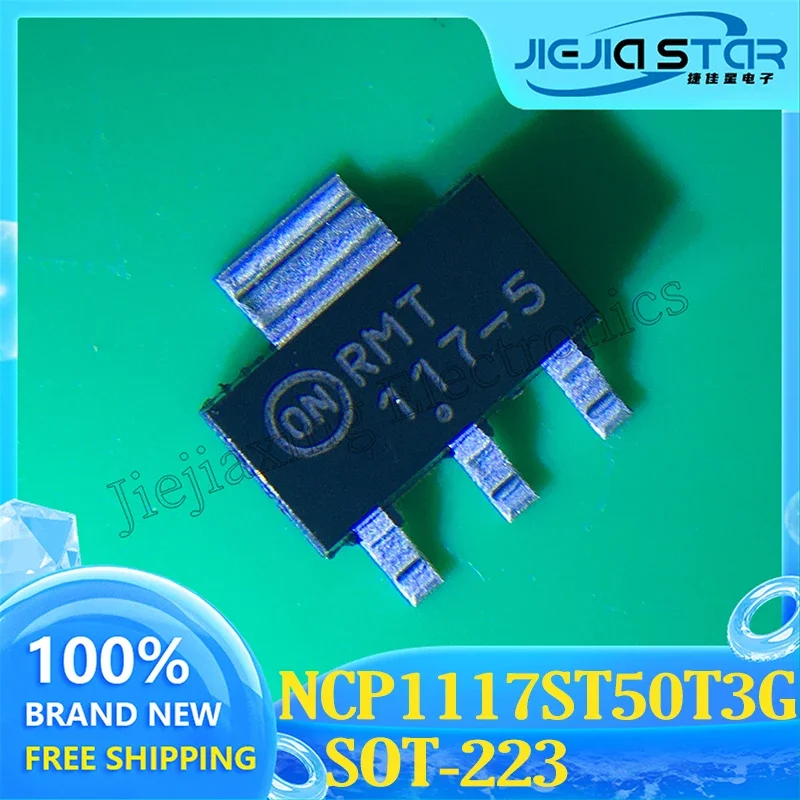 NCP1117ST50T3G NCP1117ST50 Part Number 117-5 SOT-223 Three-terminal Voltage Regulator Chip IC 100% Genuine Electronics