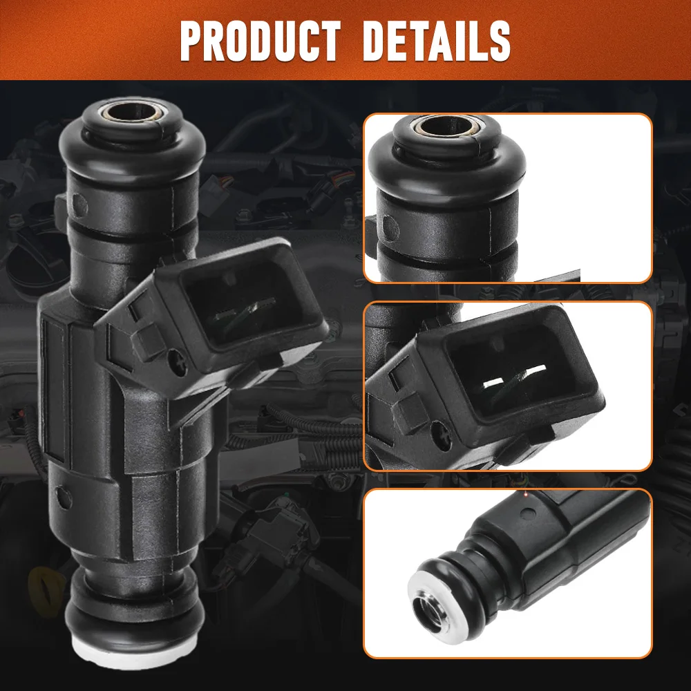 Inyector de combustible ABS y metal para Mercedes-Benz CLK320 V6 3.2L SOHC C208/A208 1998-2000 1120780049   A 1120780049