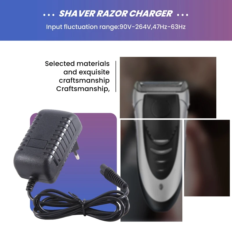 12V Power Supply Charging Cord Replacement Electric Shaver Razor Charger For Braun Beard Trimmer Series Z20 Z30 Z4 For Models 38