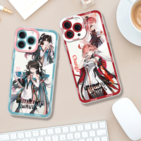 Wuthering Waves Jinhsi Zhezhi Changli Phone Case for iPhone 12 11 13 14 15 16 Max Pro Plus Transparent Bezel Shell