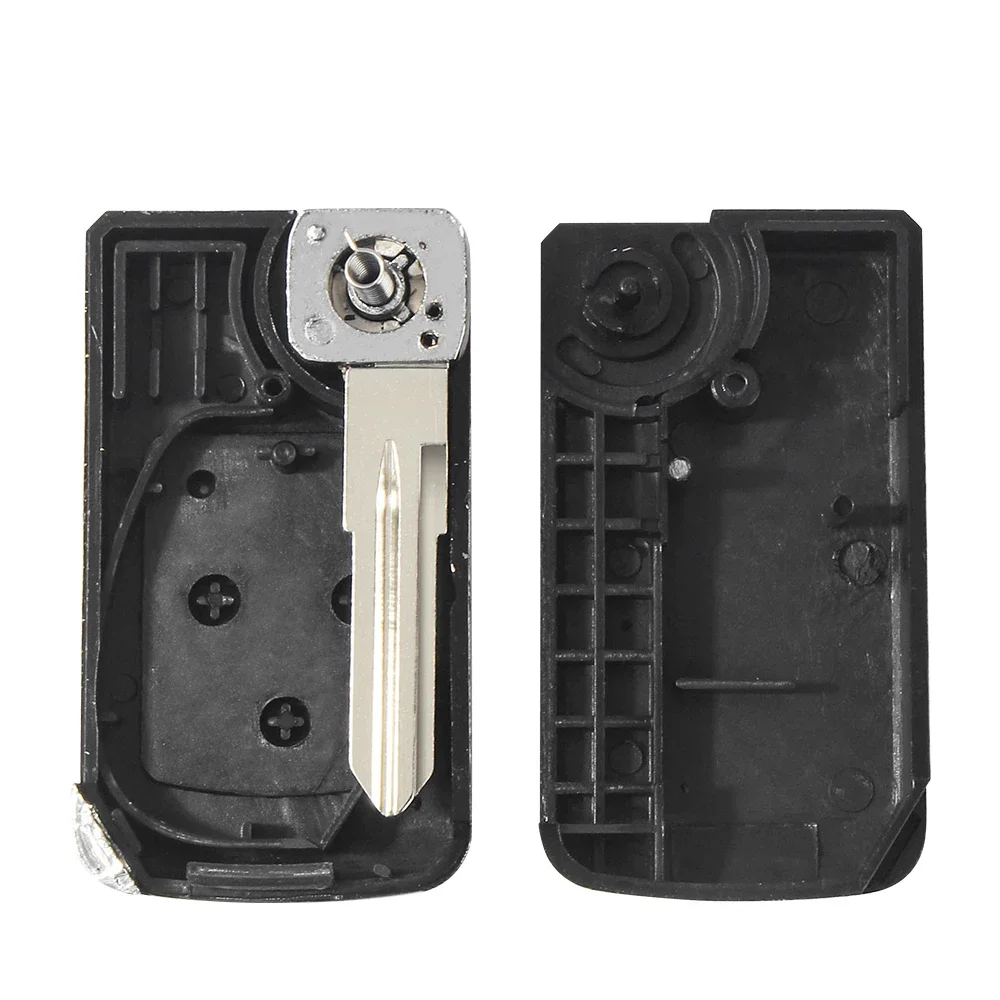 KEYYOU Free Shipping 3 Buttons Modified Folding Car Key Shell For LADA Priora Niva Vaz Granta Samara 2108 Xray Blank Key Case