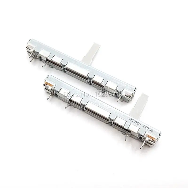 1 Piece 6CM Sliding Potentiometer RS45111A6A08 Singleed B10K Disc Player Speed Control Fader Sliding Stroke 45MM Handle 15MM