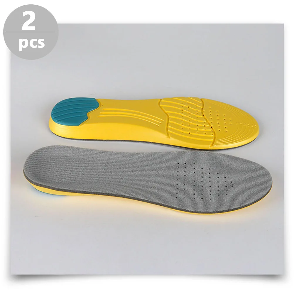 

1 Pair High Elastic Insoles Invisible Heightening Shoe Pads Sweat Absorbing Sports Cushions Durable Shockproof Foot Care Inserts