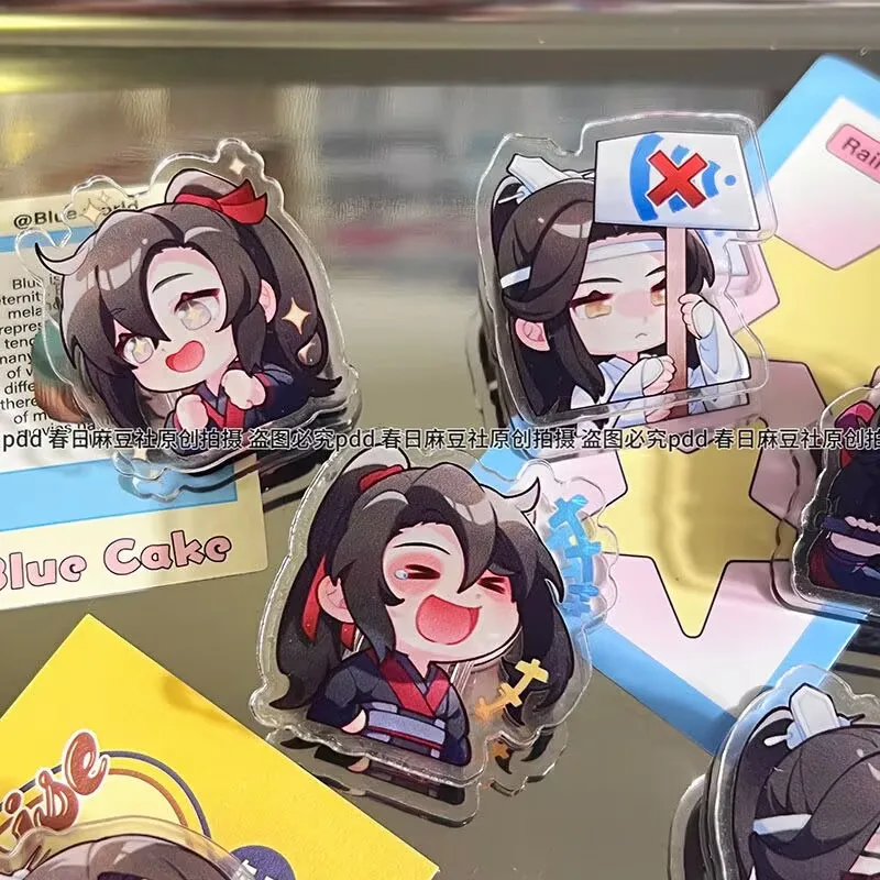 ПП-зажим Q-версии «Magic Master», двусторонний акриловый зажим для заметок, Wei Ying, зажим для хранения мультфильмов LAN Zhan, материалы для студентов