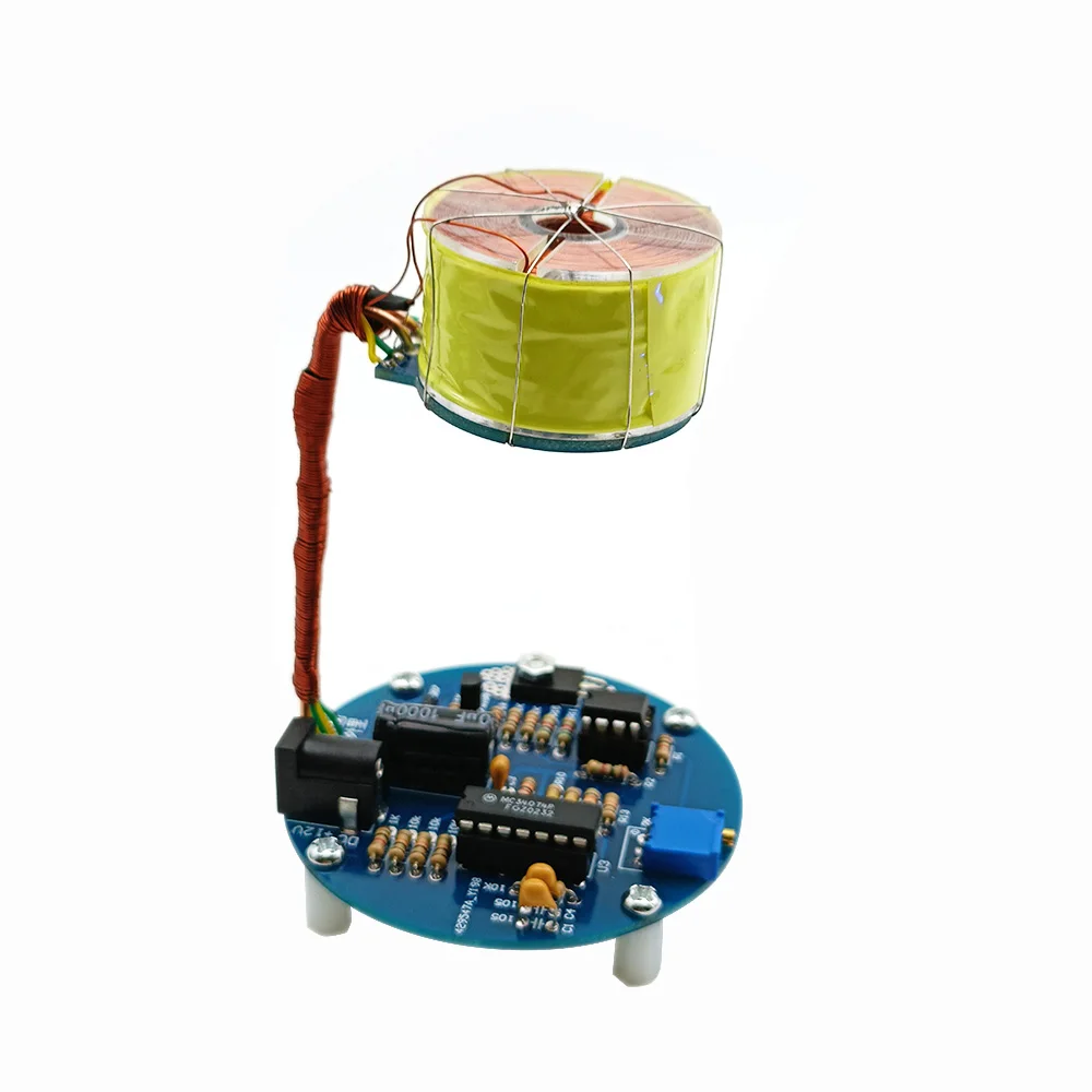 Imagem -06 - Levitação Magnética Faça Você Mesmo Kit de Suspensão Magnética com 12v Alimentação Ciência Educação Eletromagnética Experiment Toys Kit