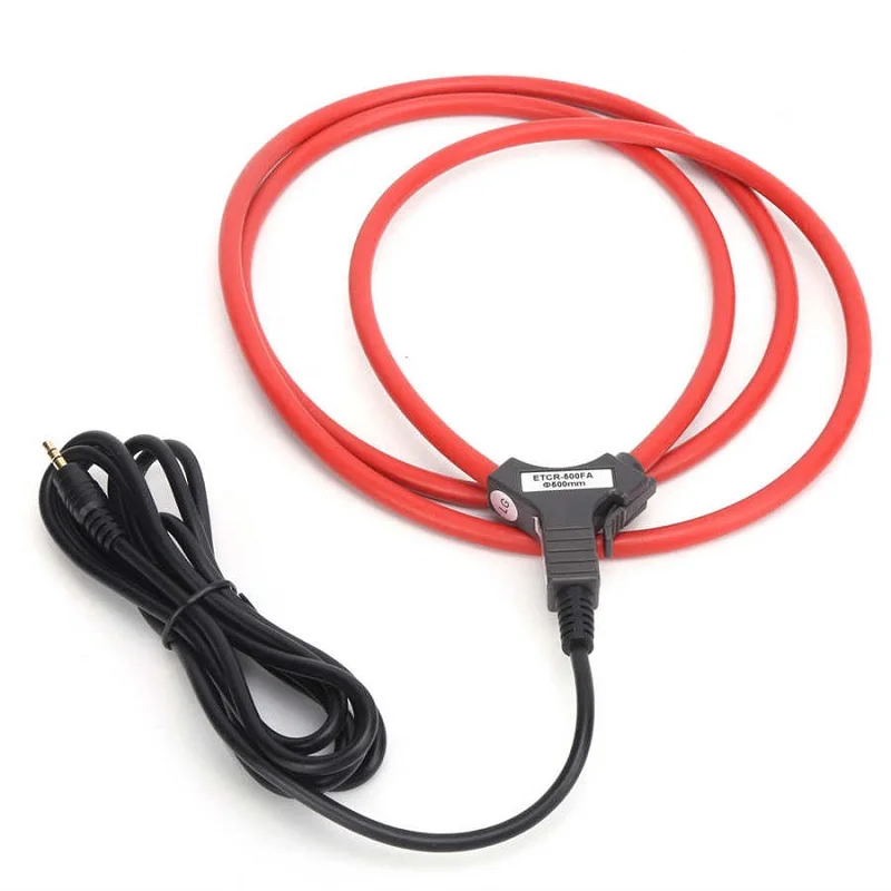 Escala Flexível 0a Resolu10000a Resolution10ma da Ponta de Prova da Corrente do Escapamento da C.a. do Sensor Atual da Bobina Abaixo do Ampermeter da C.a. 1000v Etcr500fa