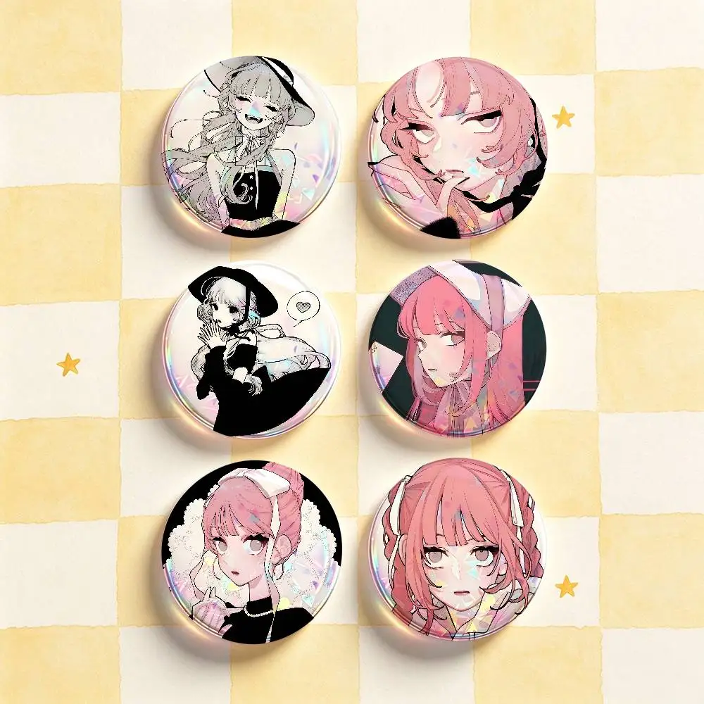F-Fall in Love You False A-Angels Badges 25 32 44 58 75 mm Round Customizable Wholesale Fan goods Self-made fan freebies
