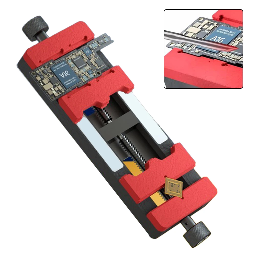 Circuit Board Fixture Board Holder Dual Axis Spiral Maintenance Position Table Dual Axis Motherboard Fixture Double Bearing