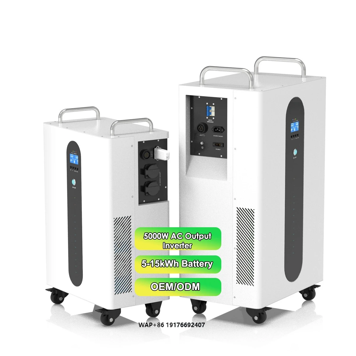 DDP Europe 10 Years Warranty 48 V 300Ah 15KWh+ 5KW Inverter All in One 220V ESS Solar Home Power Backup Lithium-ion Battery