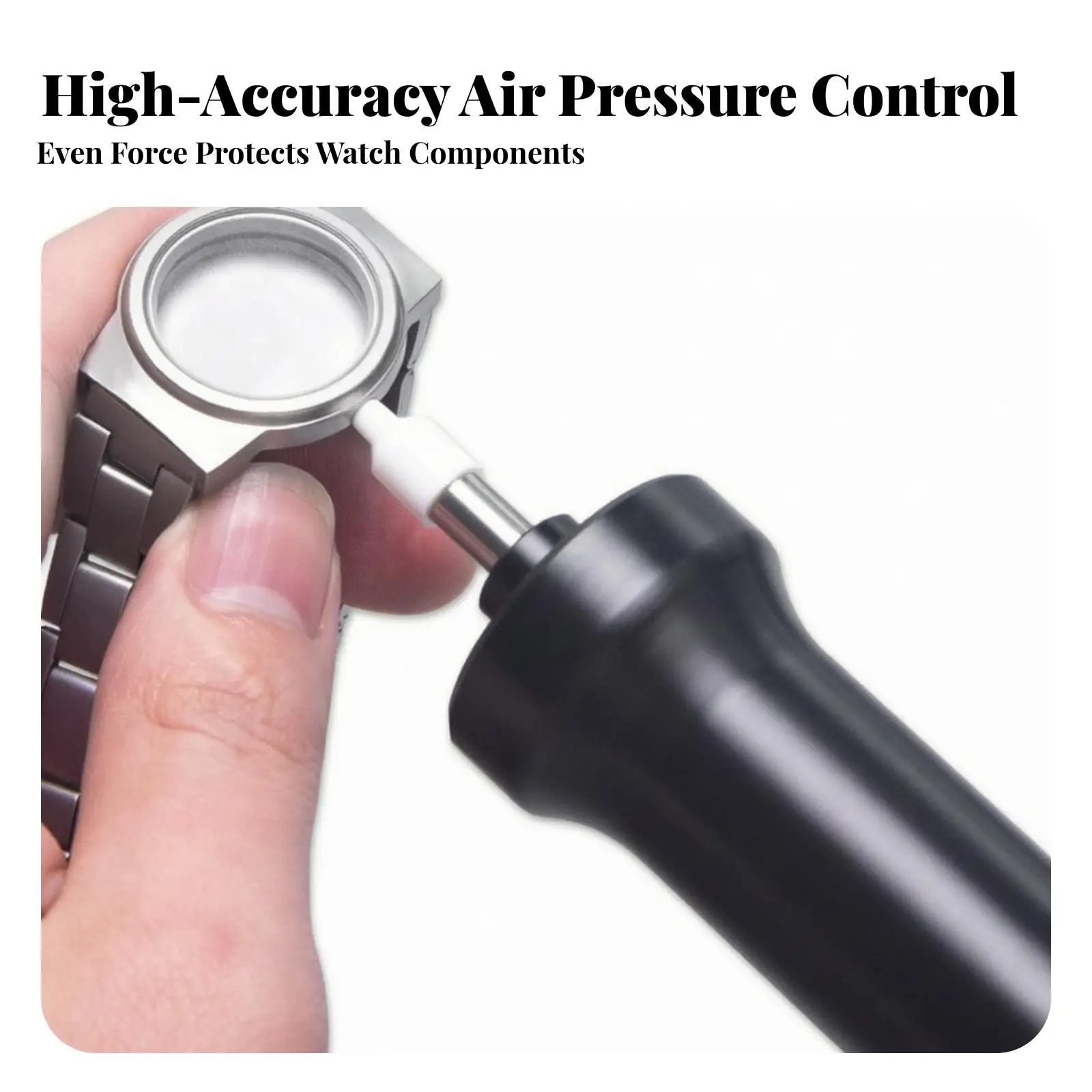 Watch Repair Tool Easy to Handle Hand-Operated Watch Crystal Air Pump Ergonomic