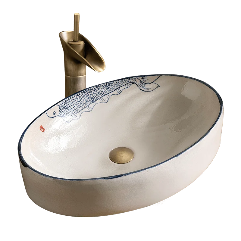 

Ручная роспись, одна раковина, ванная комната, балкон, ручная стирка, простой бытовой умывальник известного искусства, Тайваньский университет