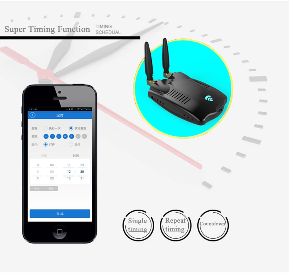 433MHz FR Bridge Convert RF to Wifi Signal Smart Home Remote Converter RF Gateway Bridge Work with eWelink APP Alexa Google