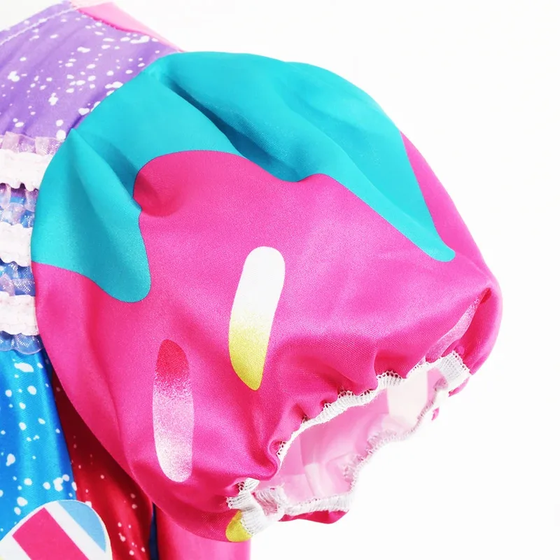 Lollipop Candy vestido para niños, fiesta de carnaval, disfraz de cumpleaños para niña pequeña, tutú de arcoíris elegante, vestido de Purim para niñas