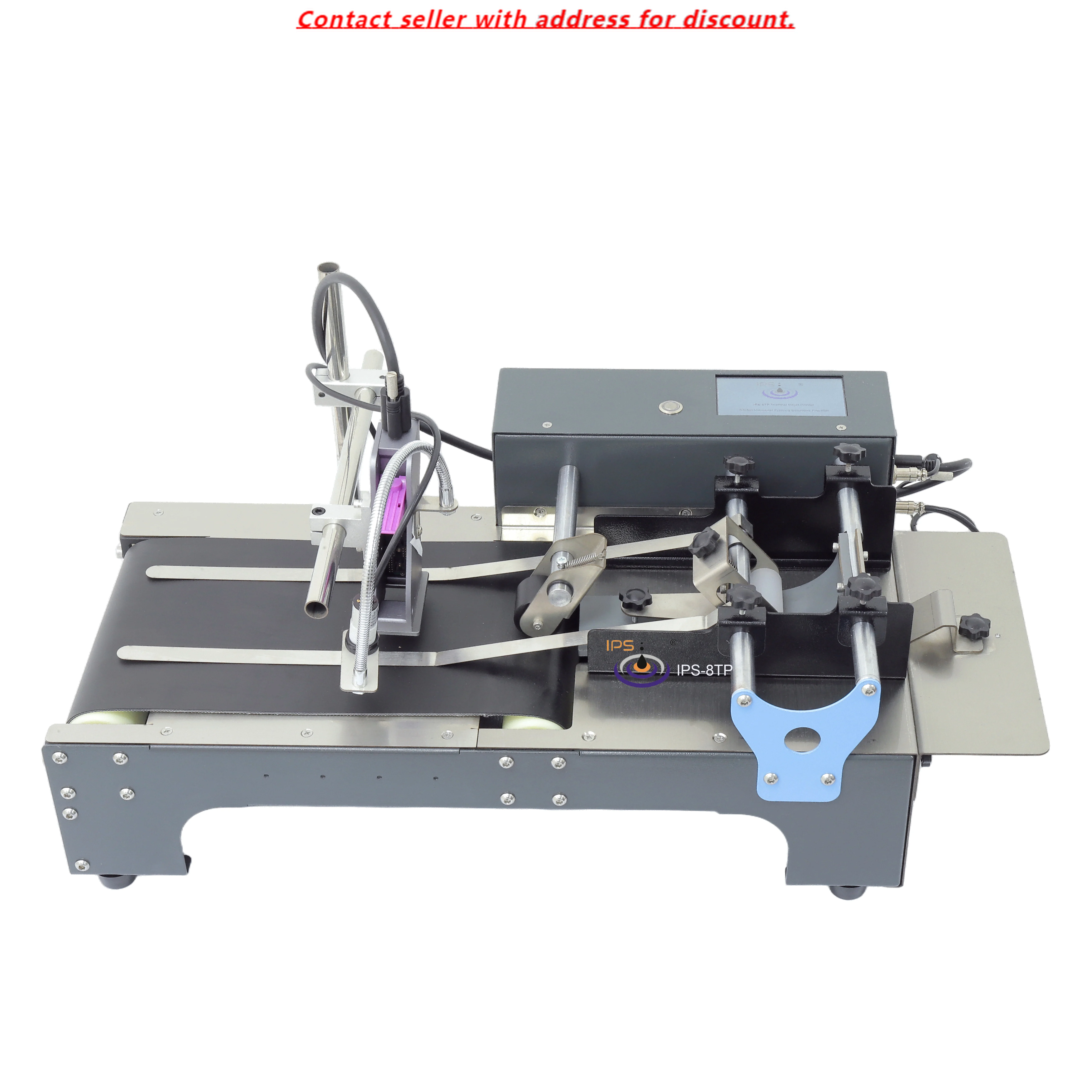 

Tij Printer With Paging Machine Card Paper Labels Plastic Bags Fiction Feeder Paging Machine For Logo Text Code Barcode