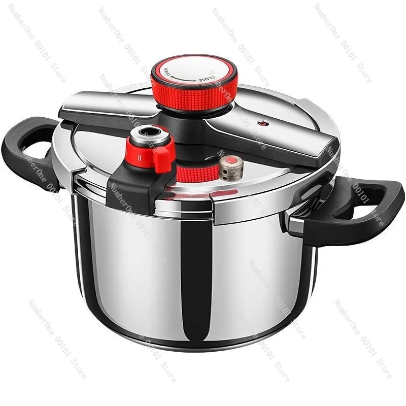 

National Knob Transformer Pressure Cooker | Household 304 Stainless Steel Thickened Explosion-proof Pressure Cooker