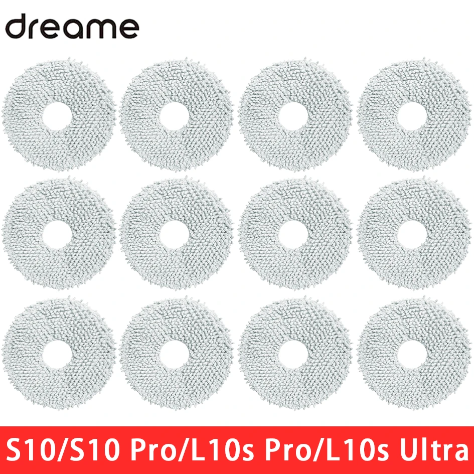 Almofada de esfregão para Dreame Bot, Acessórios Aspiradores, L10s Pro, L10s Ultra, S10, S10 Pro, Xiaomi Mijia, Omni, Roborock, X10 +