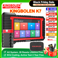 KINGBOLEN K7 ALL System Diagnostic Tool ECU Coding Active Test AF Reset 28 Resets 3 Years Free PK MK808 LAUNCH X431 CRP919E