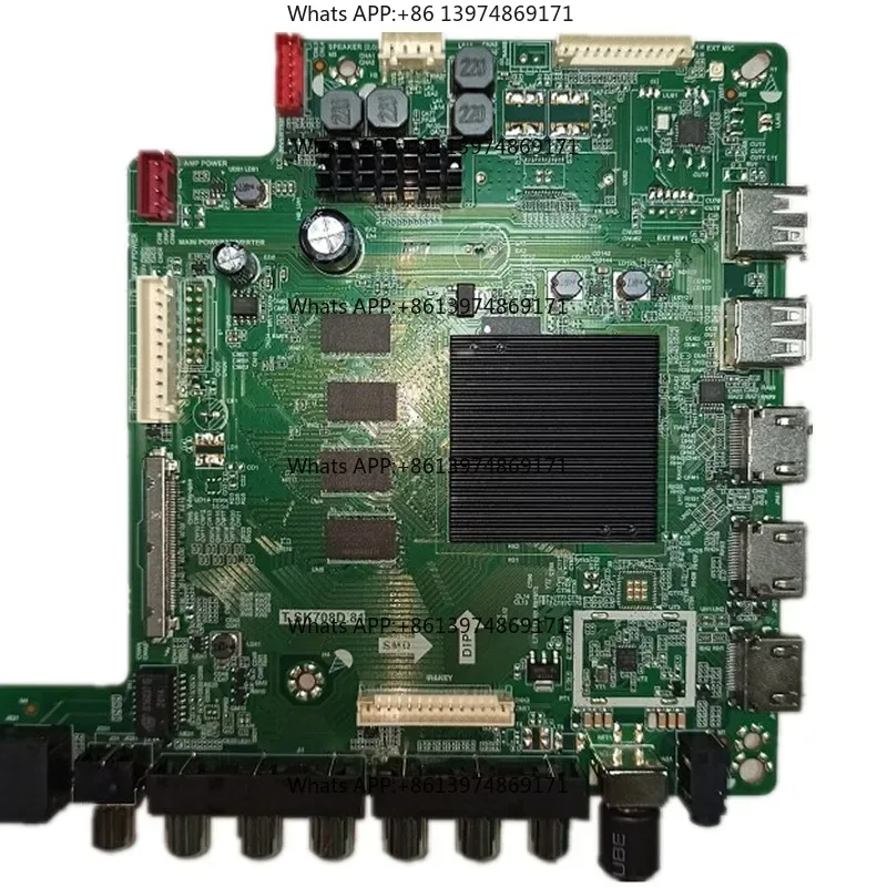 T.SK708D.81 WiFi 4-core 4K driver board 2G cache 16G memory Smart TV motherboard upgrade and refit the latest model