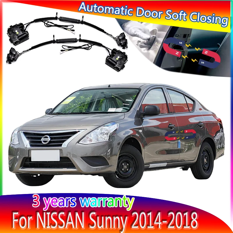 

4 шт., автоматические замки для Nissan Sunny 2014-2018