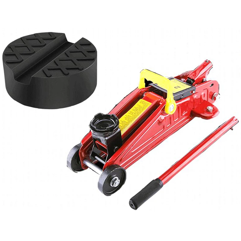 سيارة رفع جاك حامل منصات المطاط الأسود المطاط مشقوق الطابق جاك الوسادة #3
